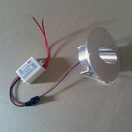 Luminárias de parede embutidas modernas contemporâneas de metal