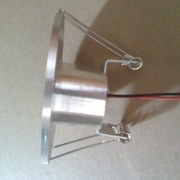 Luminárias de parede embutidas modernas contemporâneas de metal