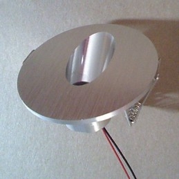 Luminárias de parede embutidas modernas contemporâneas de metal