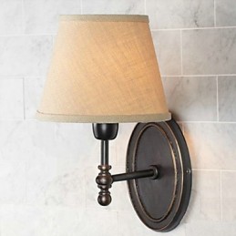 Rural Nordic Restaurando antigas maneiras de tecido quente WallLamp