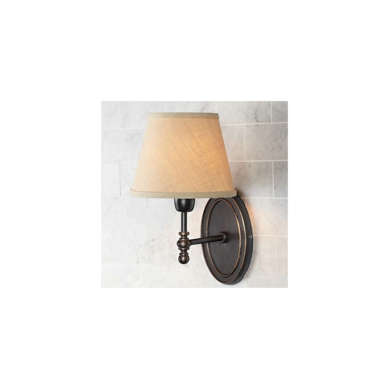 Rural Nordic Restaurando antigas maneiras de tecido quente WallLamp