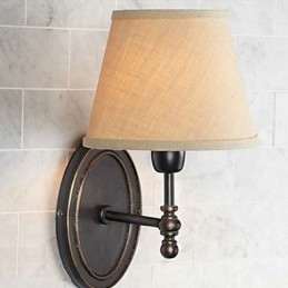 Rural Nordic Restaurando antigas maneiras de tecido quente WallLamp
