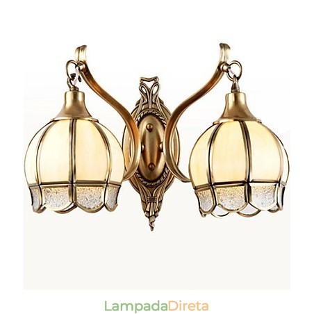 Apliques de parede Mini Style Traditional Classic Metal Apliques de parede Mini Style Traditional Classic Metal