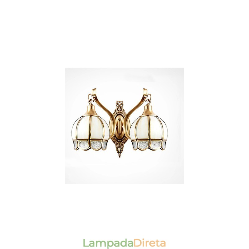 Apliques de parede Mini Style Traditional Classic Metal