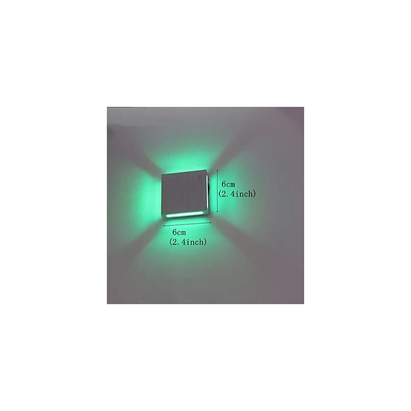 Mini Estilo Flush Mount Wall Lights Moderno Contemporâneo Metal