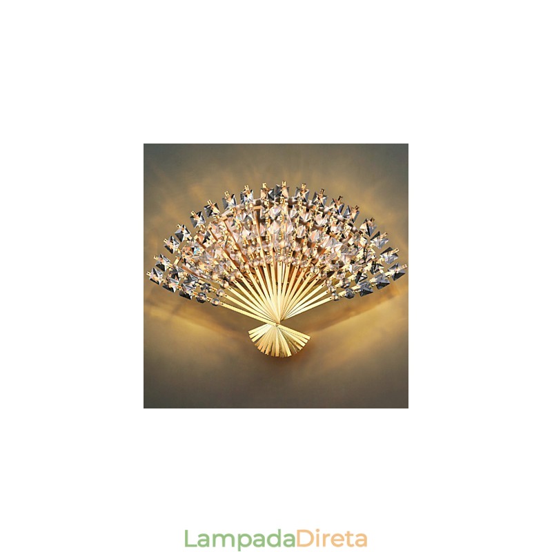 Dia dos Namorados O Ventilador Decoração de Parede Presentes Luminária de Parede de Cristal Contemporânea e Contratada