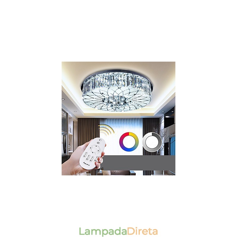 Montagem embutida Cristal Moderno Contemporâneo Metal