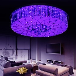 Montagem embutida Cristal Moderno Contemporâneo Metal