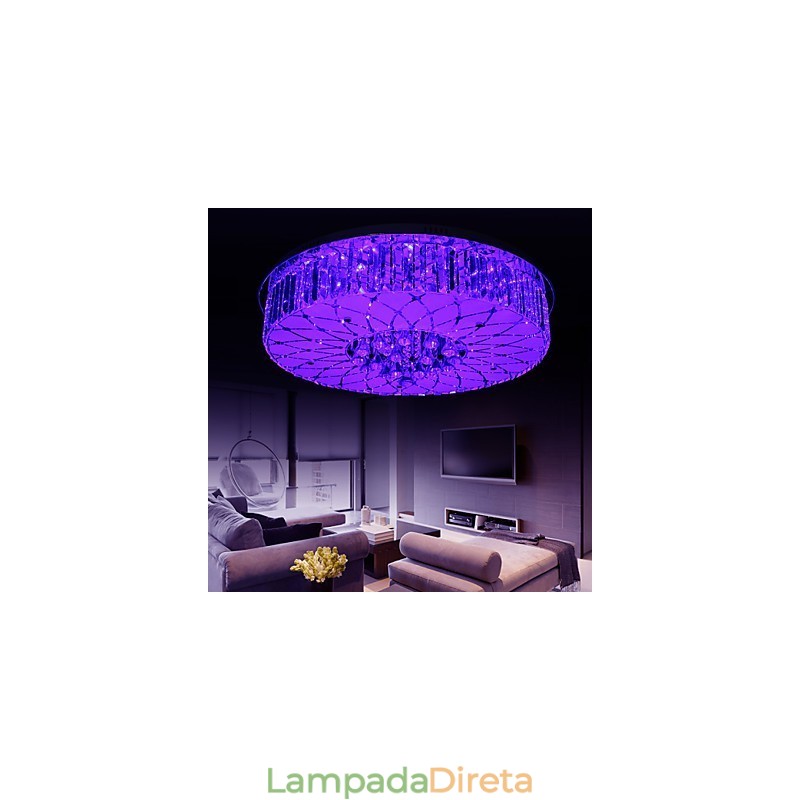 Montagem embutida Cristal Moderno Contemporâneo Metal