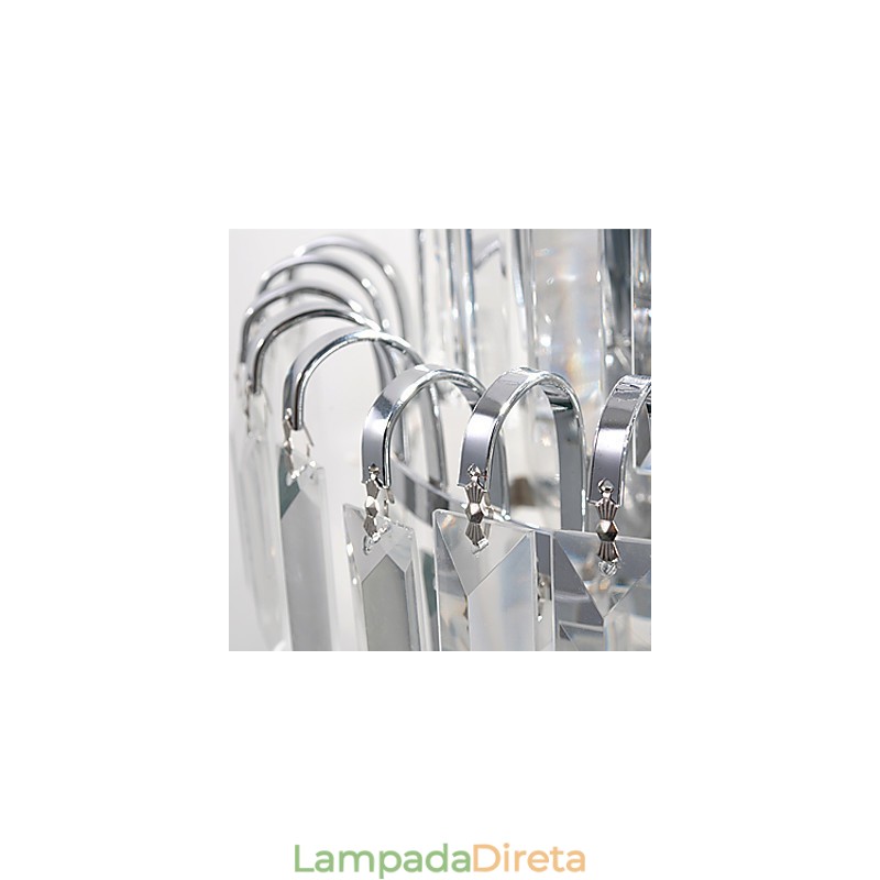 Apliques de parede Cristal Moderno Contemporâneo Vidro