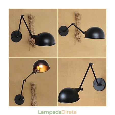 Estilo industrial Retro Duplo Braço Longo Uma Personalidade Simples Ills Cabeceira Jantar Decorativo Parede Sconce Estilo industrial Retro Duplo Braço Longo Uma Personalidade Simples Ills Cabeceira Jantar Decorativo Parede Sconce