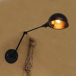 Estilo industrial Retro Duplo Braço Longo Uma Personalidade Simples Ills Cabeceira Jantar Decorativo Parede Sconce