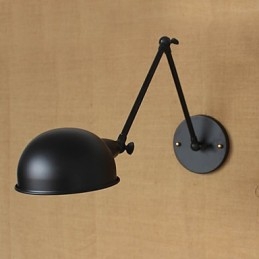 Estilo industrial Retro Duplo Braço Longo Uma Personalidade Simples Ills Cabeceira Jantar Decorativo Parede Sconce