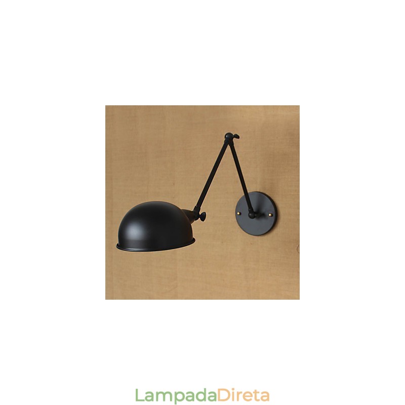 Estilo industrial Retro Duplo Braço Longo Uma Personalidade Simples Ills Cabeceira Jantar Decorativo Parede Sconce