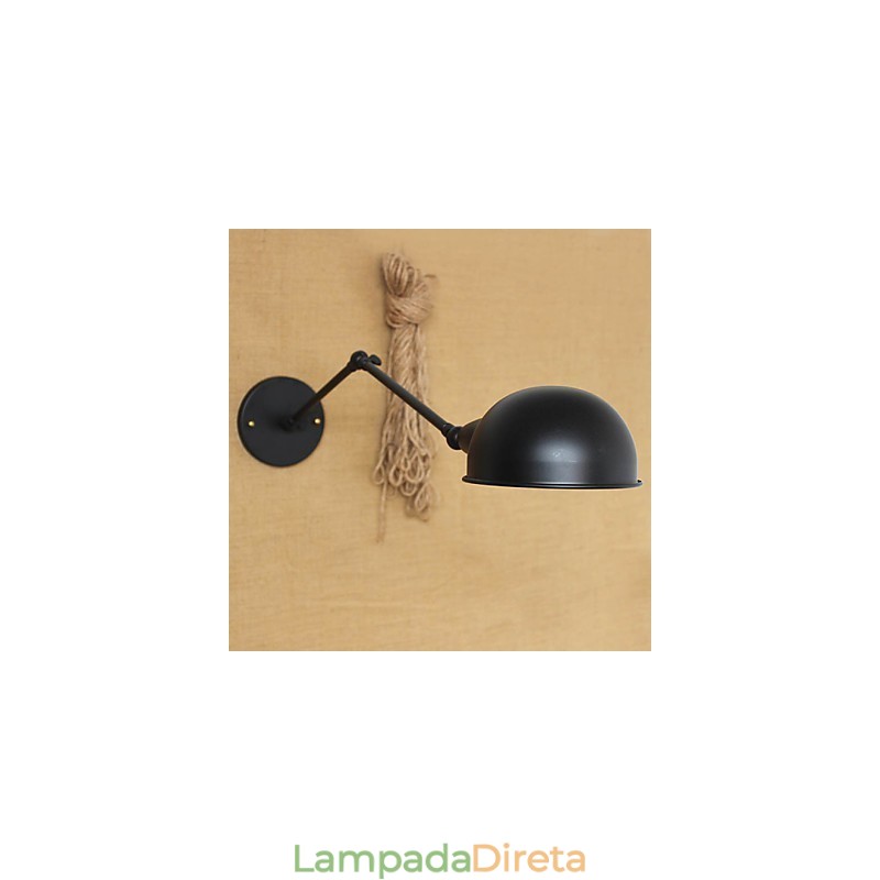 Estilo industrial Retro Duplo Braço Longo Uma Personalidade Simples Ills Cabeceira Jantar Decorativo Parede Sconce