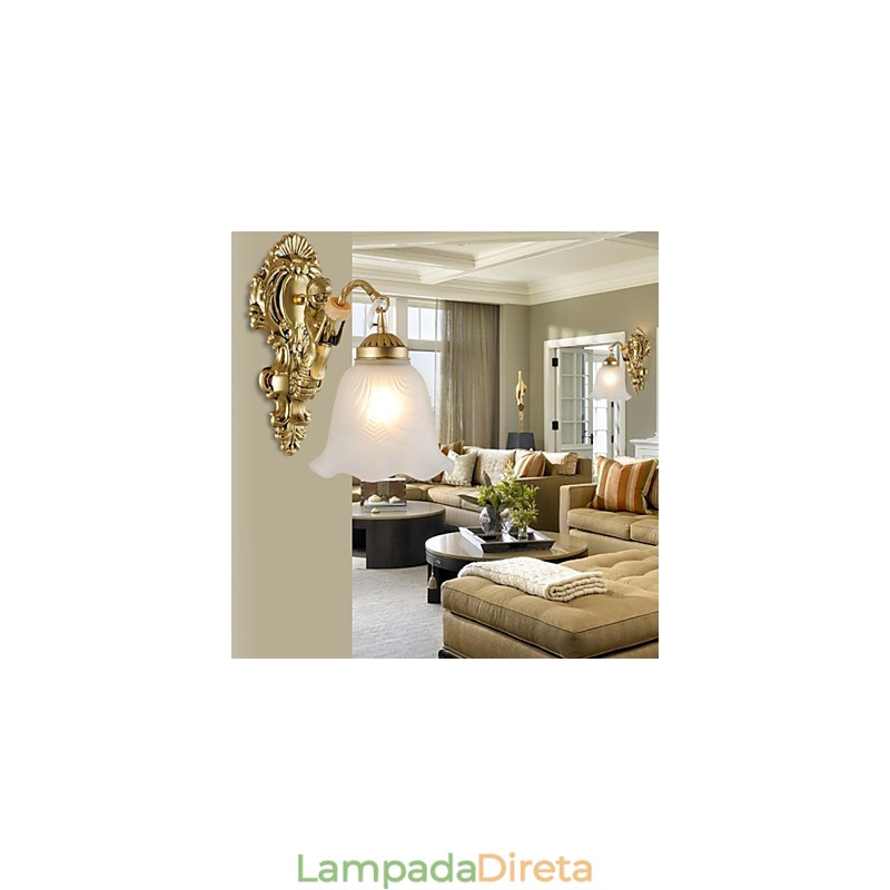 Apliques de parede Mini Style Traditional Classic Metal E27