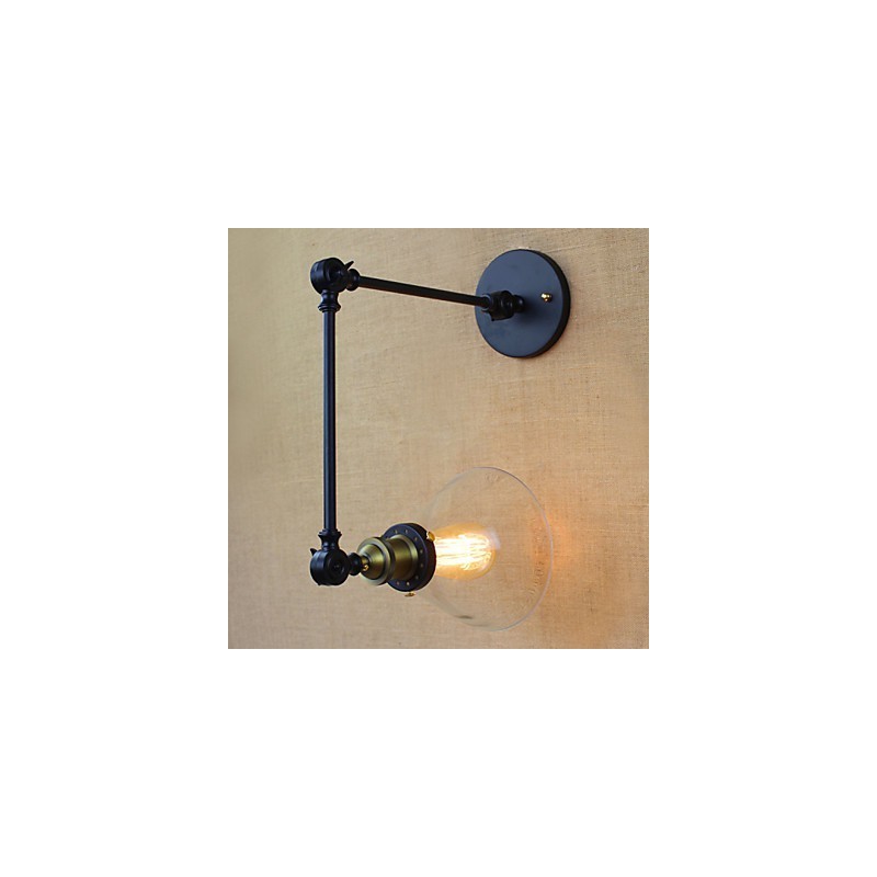 Mediterranean Village Retro Pastoral Vidro Decorativo Parede Sconce Roupas Loja Restaurante Café