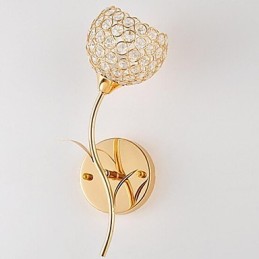 Apliques de parede de cristal Metal moderno e contemporâneo