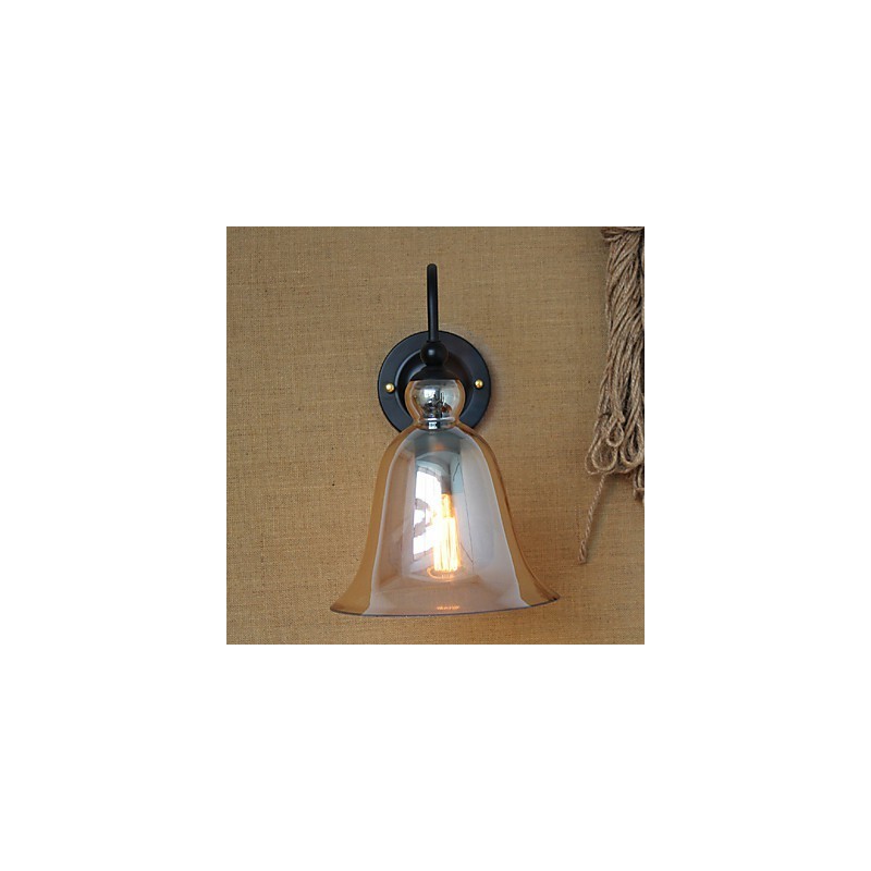American Rural Countryside Minimalista Sala de estar Corredor Decorado Vidro Wall Sconce
