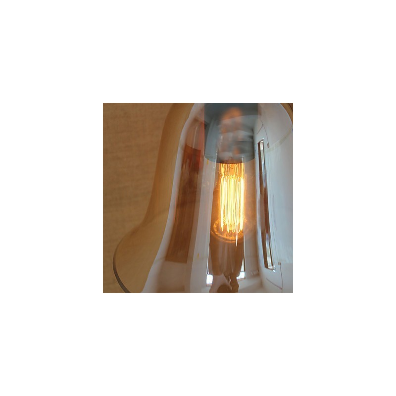 American Rural Countryside Minimalista Sala de estar Corredor Decorado Vidro Wall Sconce