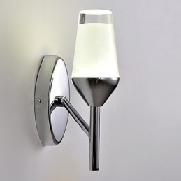 Arandelas de parede Modernas Contemporâneas Metal Vidro de Vinho Lâmpada