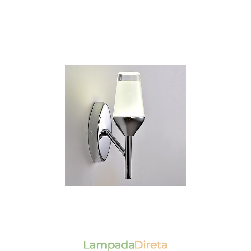 Arandelas de parede Modernas Contemporâneas Metal Vidro de Vinho Lâmpada