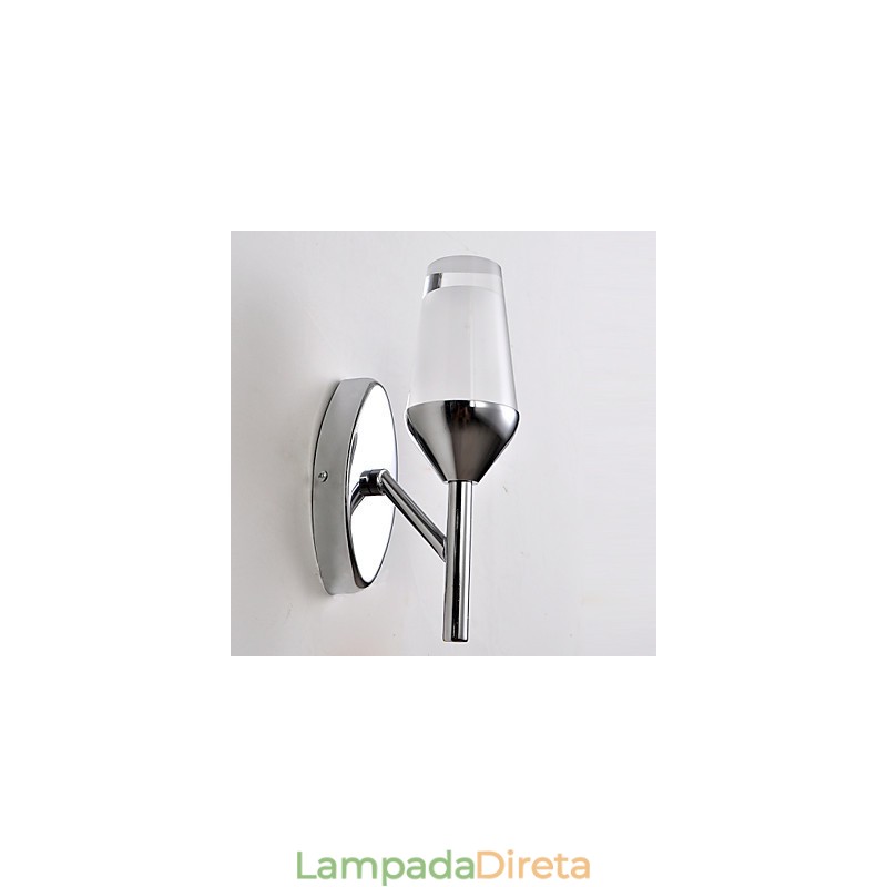 Arandelas de parede Modernas Contemporâneas Metal Vidro de Vinho Lâmpada