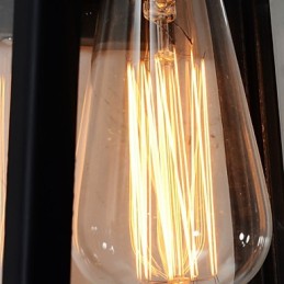 Luminária de parede retrô de qualidade para corredor da indústria eólica com luz de ferro