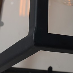 Luminária de parede retrô de qualidade para corredor da indústria eólica com luz de ferro