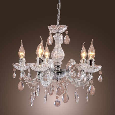 Upligh Chrome Lâmpada de Teto Luz de Vela Luminária de Acrílico Lustre Pingente Upligh Chrome Lâmpada de Teto Luz de Vela Luminária de Acrílico Lustre Pingente