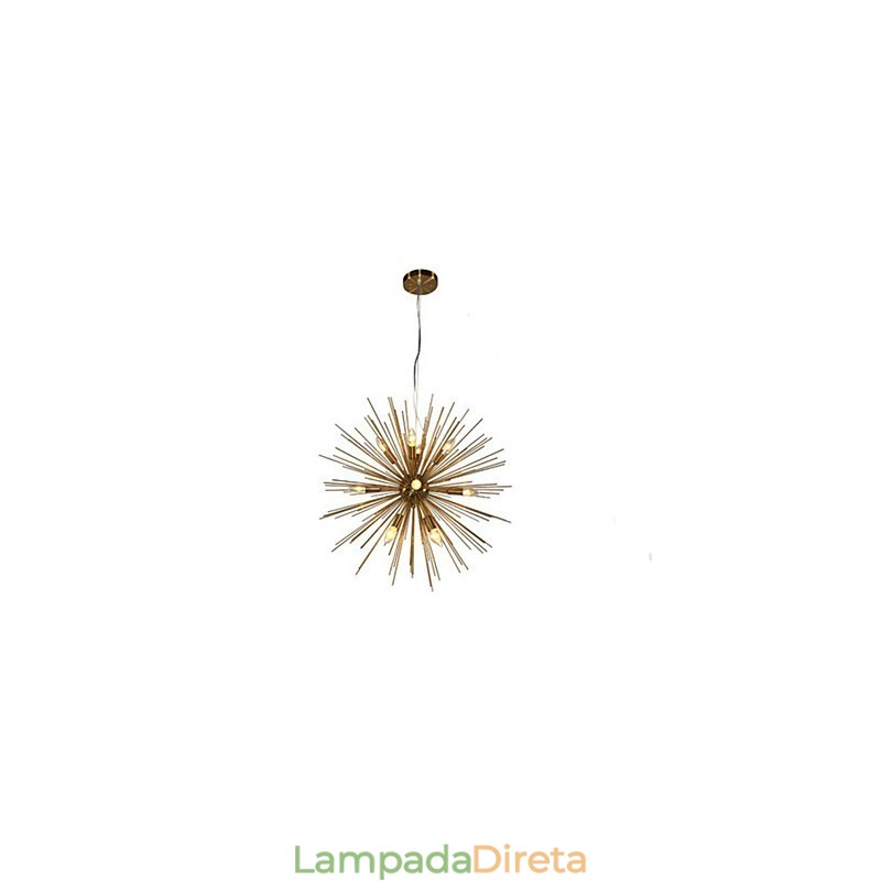 Lustre Retro Imitação Cobre Creative line 12