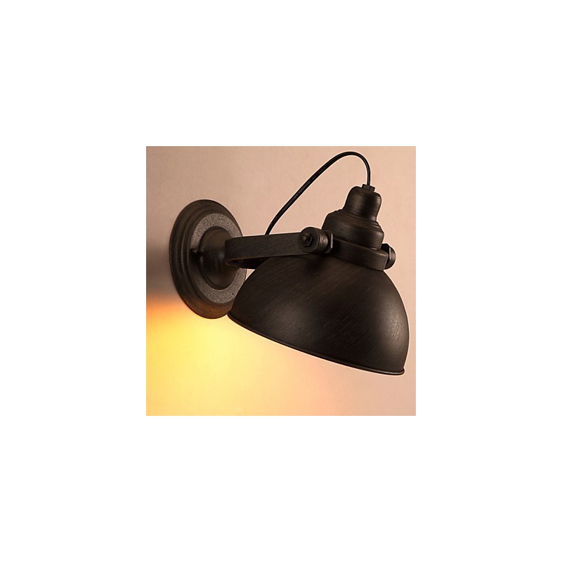 Luminária de parede vintage criativa em ferro forjado estilo loft