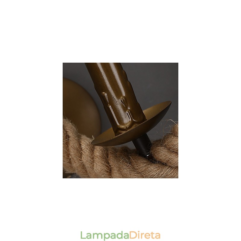 Luminárias de parede retrô clássicas para quarto, luminária de parede europeia de ferro para corredor, varanda, sala de estar