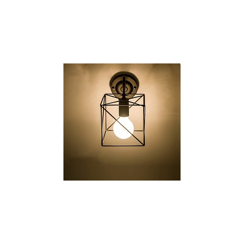 Luminárias de parede da indústria americana nostálgica vintage lron loft corredor luminária de parede para varanda