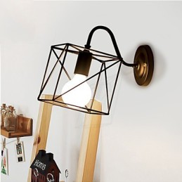 Luminárias de parede da indústria americana nostálgica vintage lron loft corredor luminária de parede para varanda