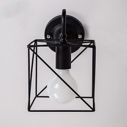 Luminárias de parede da indústria americana nostálgica vintage lron loft corredor luminária de parede para varanda
