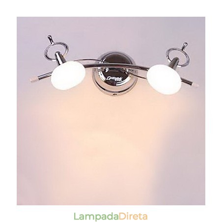 Iluminação de banheiro moderna contemporânea G4 Metal Iluminação de banheiro moderna contemporânea G4 Metal
