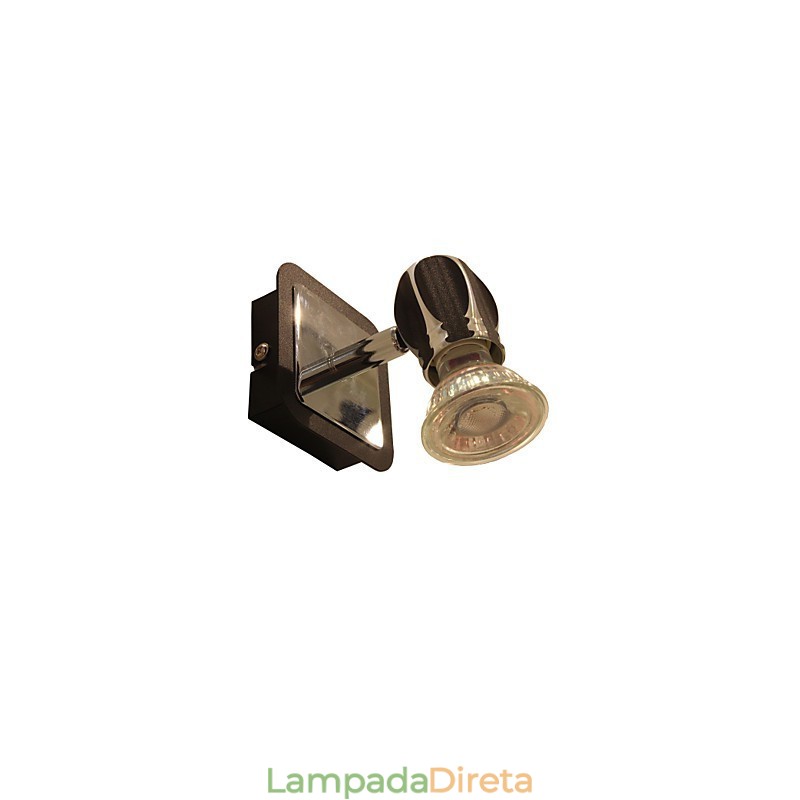 Luminárias de parede pretas modernas para banheiro 3W