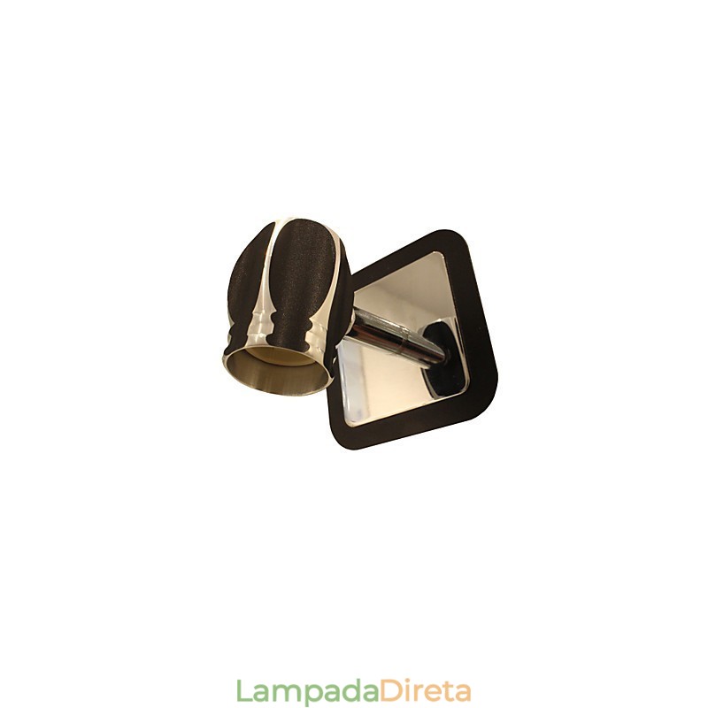 Luminárias de parede pretas modernas para banheiro 3W