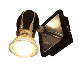 Luminárias de parede pretas modernas para banheiro 3W