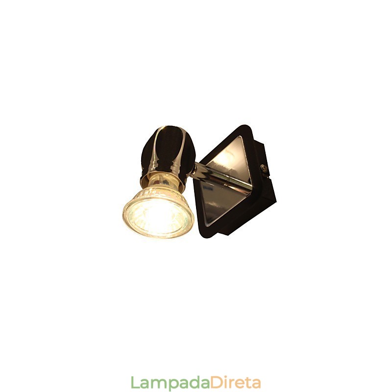 Luminárias de parede pretas modernas para banheiro 3W