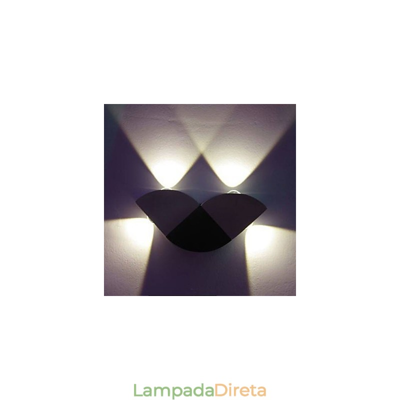 Mini Estilo Flush Mount Wall Lights Moderno Contemporâneo Metal