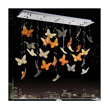 Luminária pendente borboleta luminária cristal Luminária pendente borboleta luminária cristal
