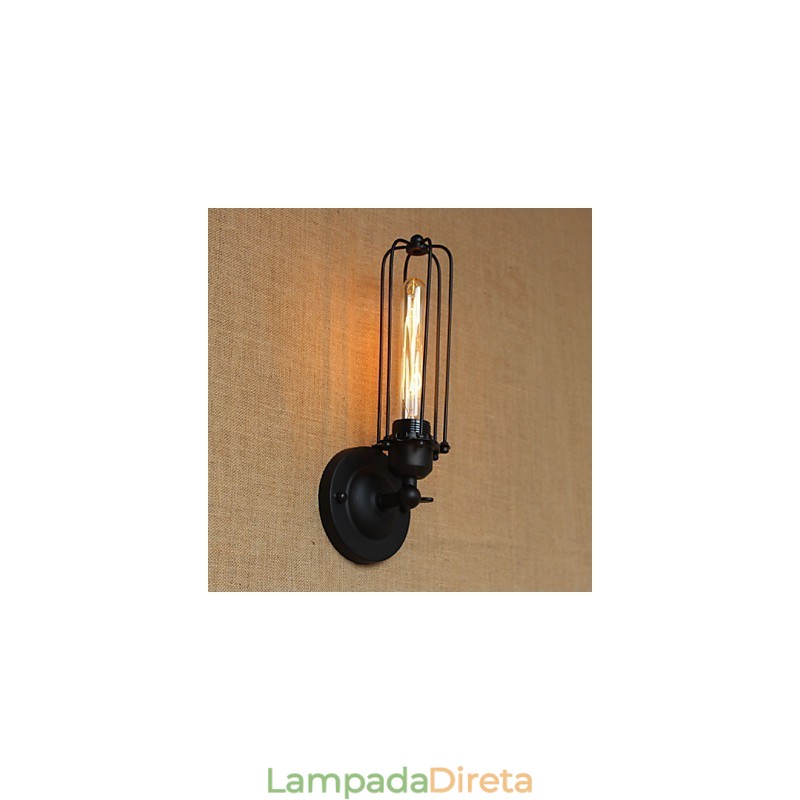 Retro Minimalista Industrial Cabeceira Corredor Escadas Varanda Decorativo Parede Sconce