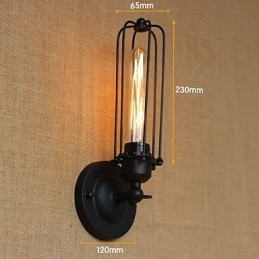 Retro Minimalista Industrial Cabeceira Corredor Escadas Varanda Decorativo Parede Sconce