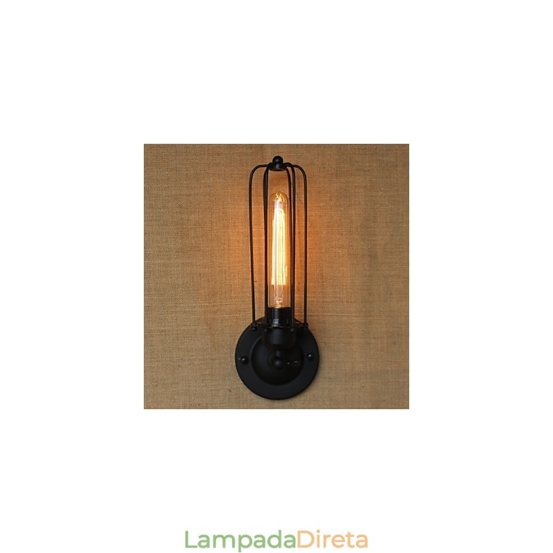 Retro Minimalista Industrial Cabeceira Corredor Escadas Varanda Decorativo Parede Sconce