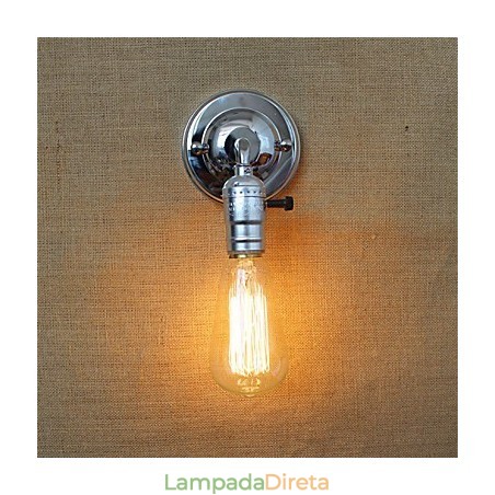 Interruptores rotativos American Rural Countryside Retro Moderno Edison Lâmpada Corredor Mini Sala de estar Lâmpada de parede Interruptores rotativos American Rural Countryside Retro Moderno Edison Lâmpada Corredor Mini Sala de estar Lâmpada de parede