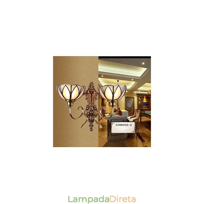 Apliques de parede Mini Style Traditional Classic Metal