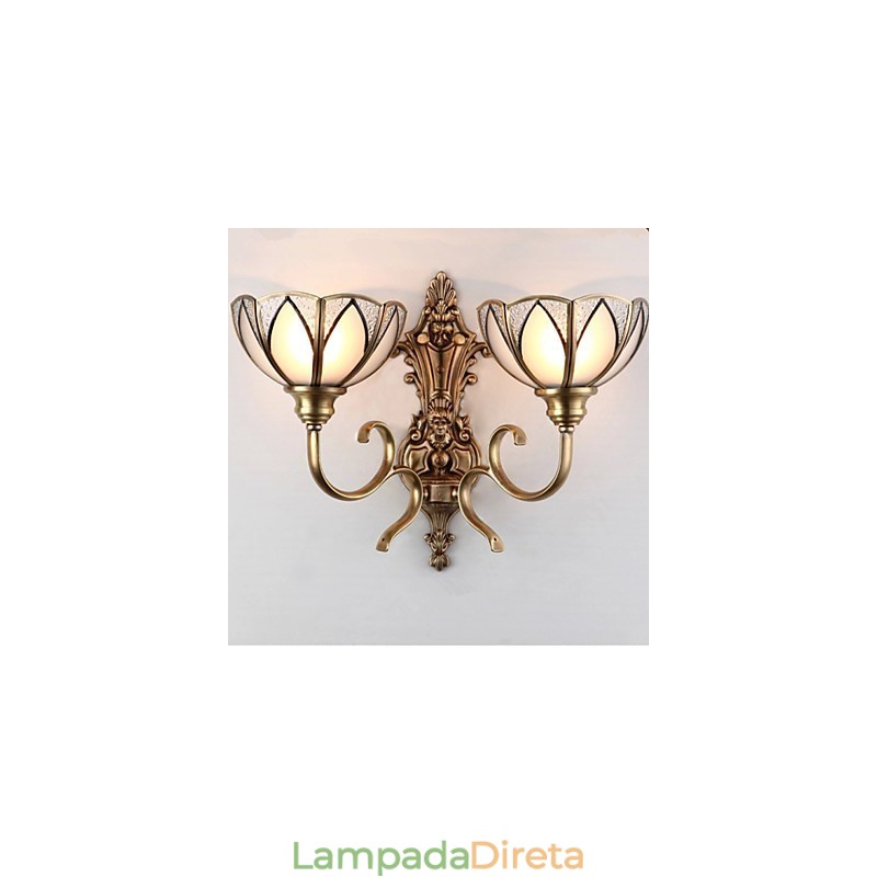 Apliques de parede Mini Style Traditional Classic Metal