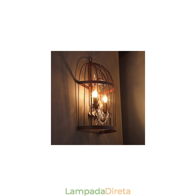 Apliques de parede Mini Style Traditional Classic Metal